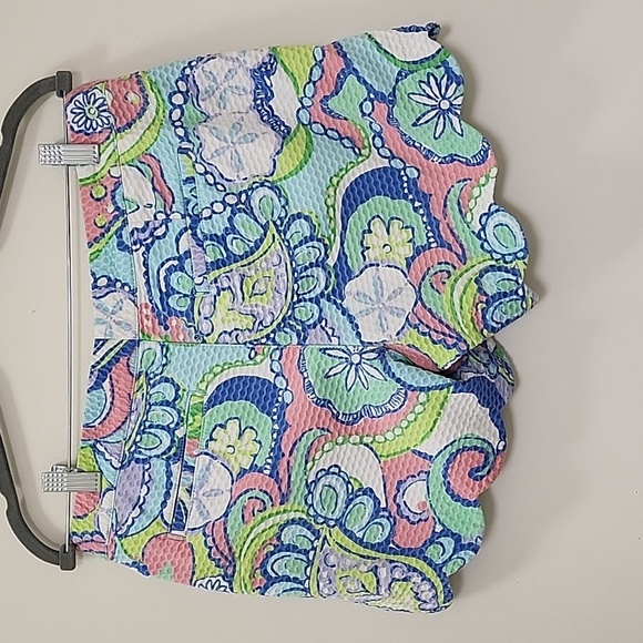 Lilly Pulitzer Coastal  Women's The Butter Cup Short Scallop Size 8 - Picture 10 of 16